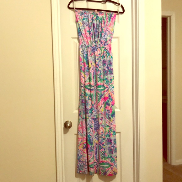 Lilly Pulitzer Dresses & Skirts - Lilly Pulitzer XS Marlisa strapless maxi dress  2